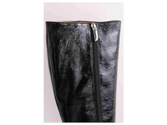 Botas Lk Bennett Gigi de charol negro - vista 4