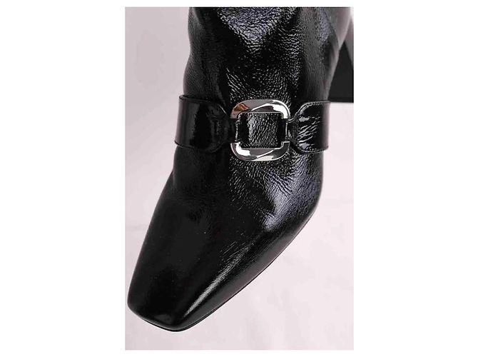 Botas Lk Bennett Gigi de charol negro - vista 5