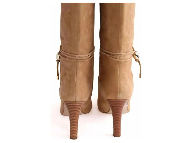 Lk Bennett Loretta camel suede boots - view 2