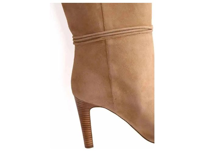 Lk Bennett Loretta camel suede boots - view 4