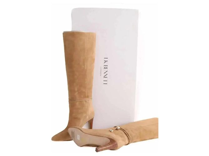 Lk Bennett Loretta camel suede boots - view 6