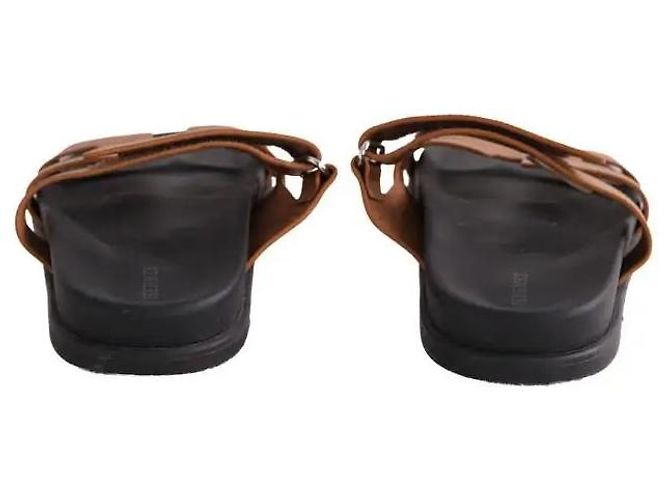 Hermès Chypre Mules aus Leder camel Kamel - Ansicht 2