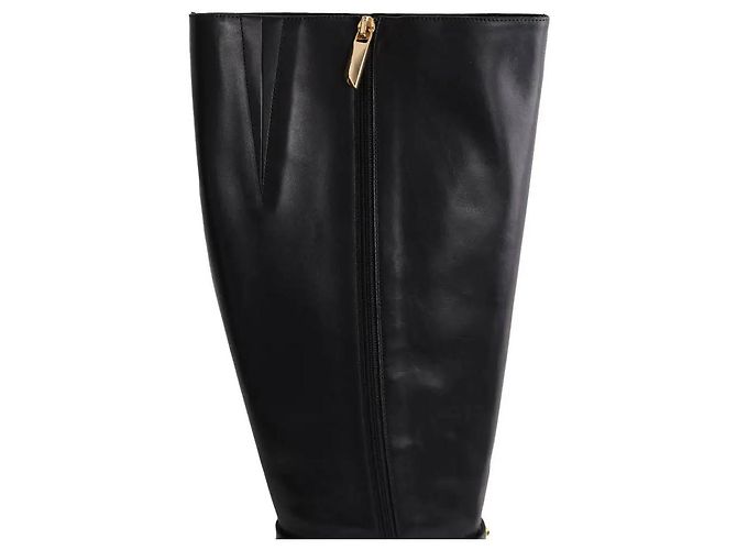 Botas Stevie de cuero negro Lk Bennett - vista 4
