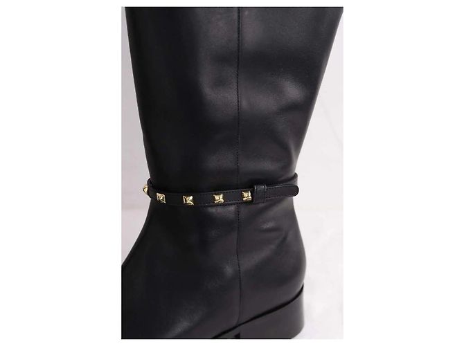 Botas Stevie de cuero negro Lk Bennett - vista 5
