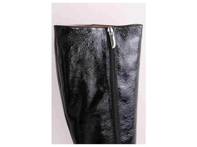 Botas Lk Bennett Gigi de charol negro - vista 4