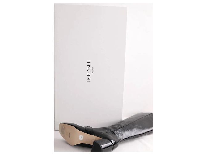 Botas Lk Bennett Gigi de charol negro - vista 6