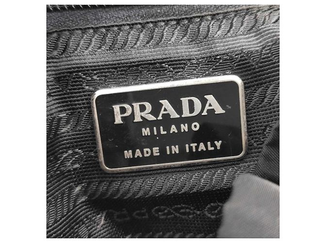 Mochila Prada Triangle 1BZ005 Negro - vista 10