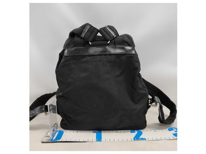 Mochila Prada Triangle 1BZ005 Negro - vista 2