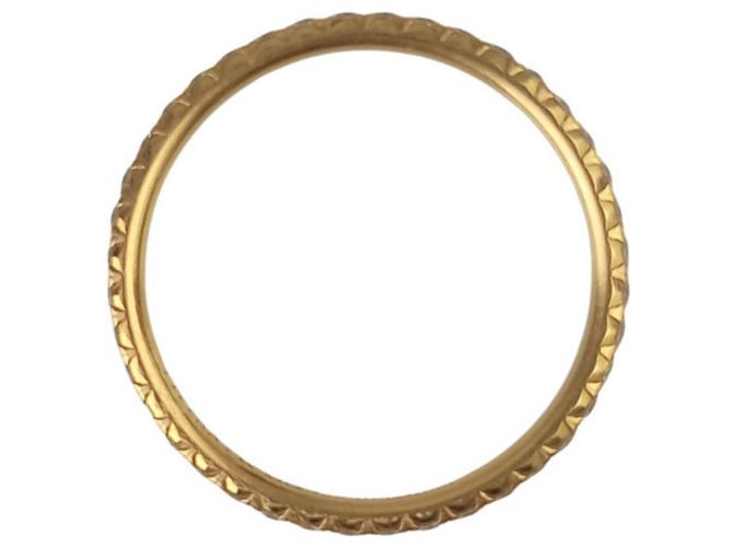 Autre Marque Anello Fede Eternity Tiffany & Co. Metro D'oro - vista 2