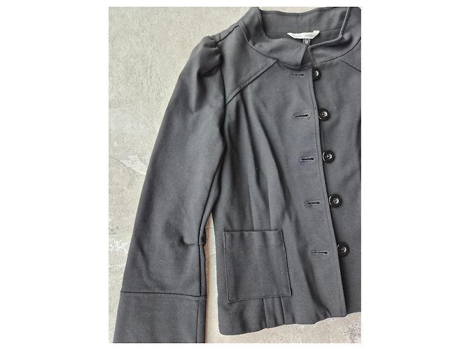 Diane von Furstenberg Giacca Nera Corta Nero - vista 2