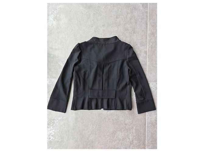 Diane von Furstenberg Giacca Nera Corta Nero - vista 6