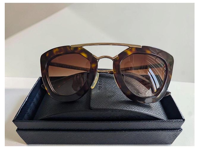 Prada Women's Sunglasses Brown - view 2