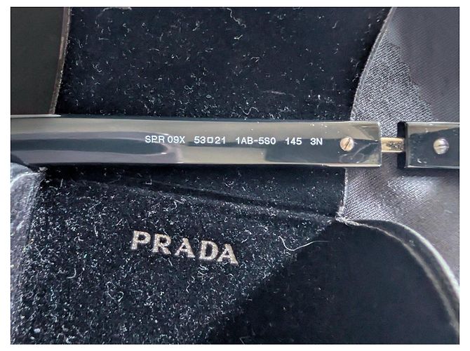 Occhiali da sole Prada SPR09X Nero - vista 3