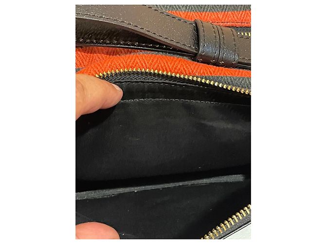 Borsa a tracolla Sonia Rykiel a righe rosse e nere Nero Rosso - vista 12