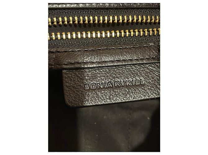Borsa a tracolla Sonia Rykiel a righe rosse e nere Nero Rosso - vista 13