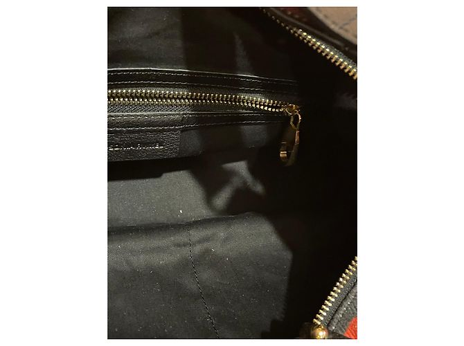 Borsa a tracolla Sonia Rykiel a righe rosse e nere Nero Rosso - vista 14