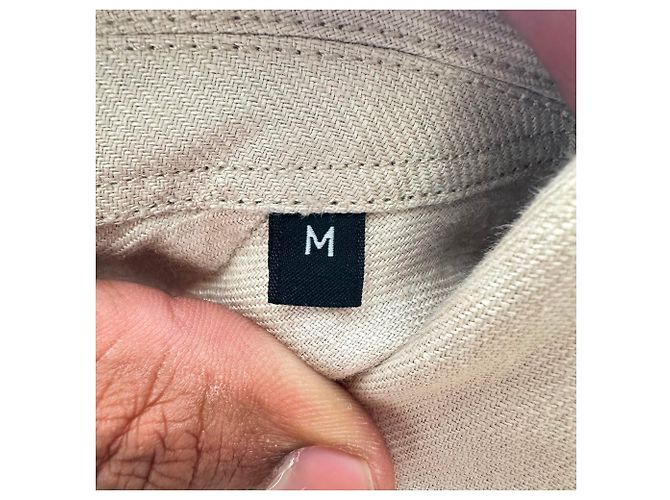 Autre Marque Sovracamicia Zegna Oasi Lino in lino beige - vista 5