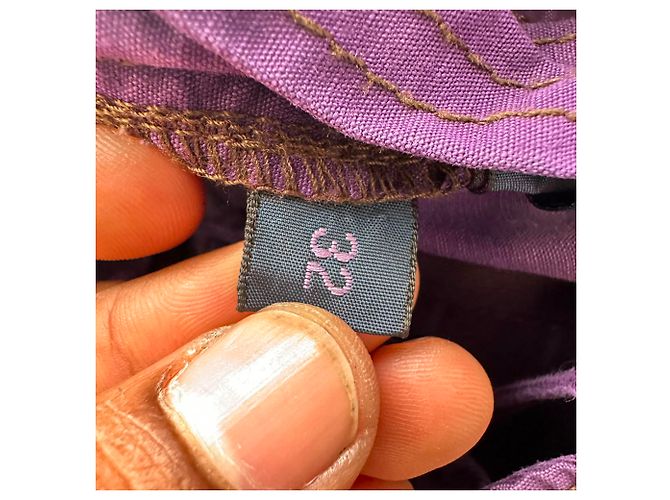 Bermudas Cargo Estampadas Polo by Ralph Lauren en Algodón Violeta Púrpura - vista 8