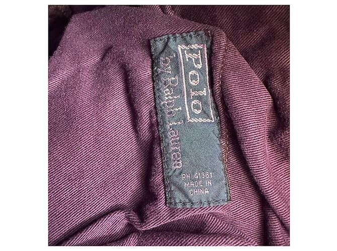 Bermudas Cargo Estampadas Polo by Ralph Lauren en Algodón Violeta Púrpura - vista 9