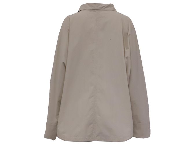 Chaqueta Parachute Summer Totême en algodón marfil Blanco Crudo - vista 4