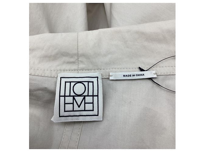 Chaqueta Parachute Summer Totême en algodón marfil Blanco Crudo - vista 8