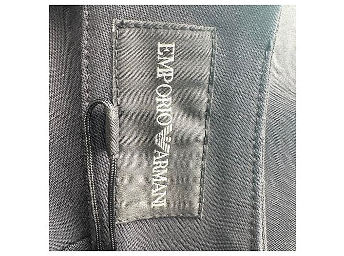 Giorgio Armani Falda lápiz midi Emporio Armani en viscosa negra Negro - vista 7