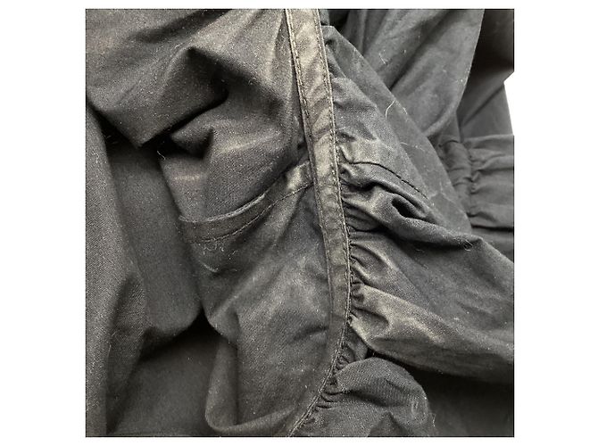 Ulla Johnson Bluse mit Rüschenkragen aus schwarzer Baumwolle - Ansicht 5