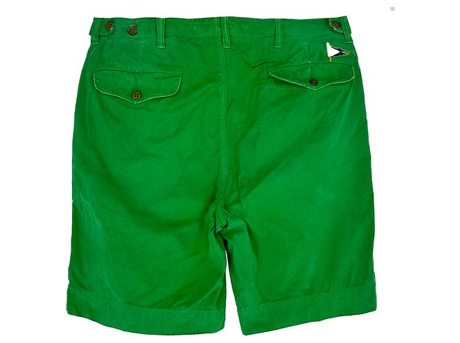 Bermudas bordadas de algodón verde Polo by Ralph Lauren - vista 2