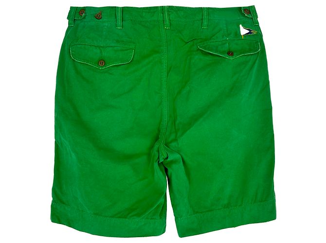 Bermudas bordadas de algodón verde Polo by Ralph Lauren - vista 3