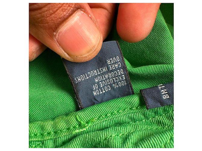 Bermudas bordadas de algodón verde Polo by Ralph Lauren - vista 5