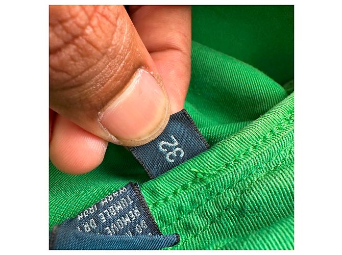 Bermudas bordadas de algodón verde Polo by Ralph Lauren - vista 6