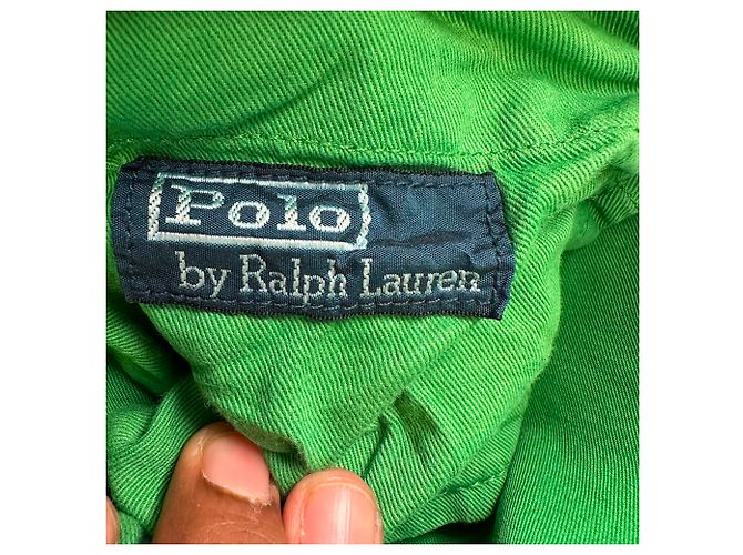 Bermudas bordadas de algodón verde Polo by Ralph Lauren - vista 7