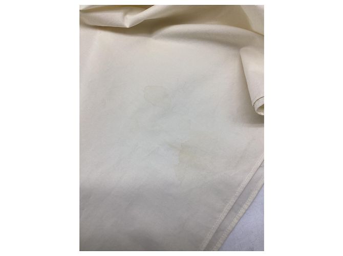 Blusa Ulla Johnson Pippa com mangas folhadas em algodão marfim Branco Cru - vista 9