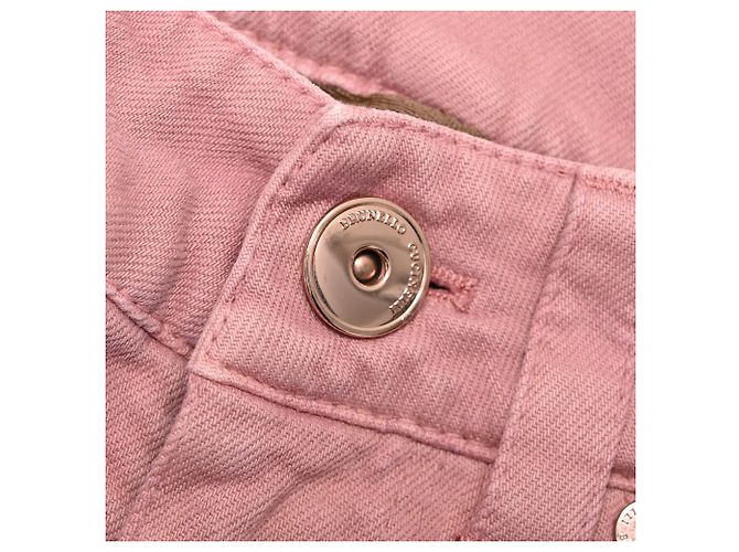 Jeans Straight-Leg Brunello Cucinelli in cotone rosa - vista 11