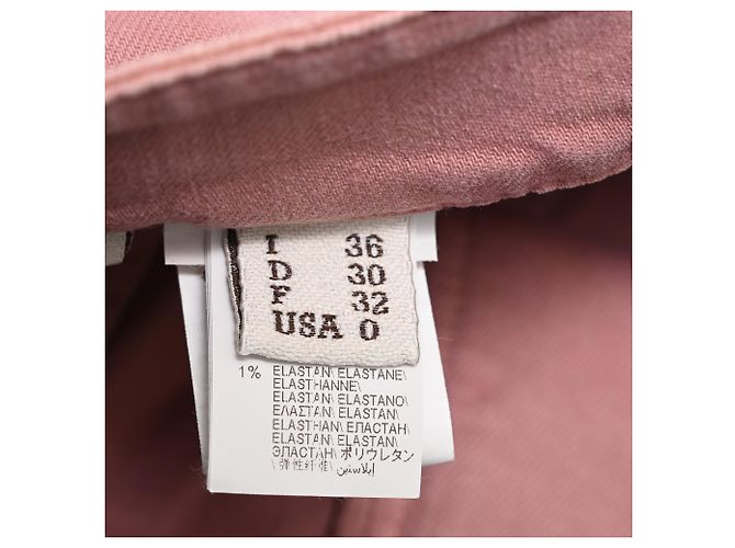 Jeans Straight-Leg Brunello Cucinelli in cotone rosa - vista 5