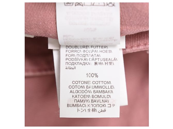 Jeans Straight-Leg Brunello Cucinelli in cotone rosa - vista 7