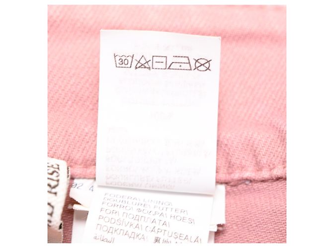 Jeans Straight-Leg Brunello Cucinelli in cotone rosa - vista 9