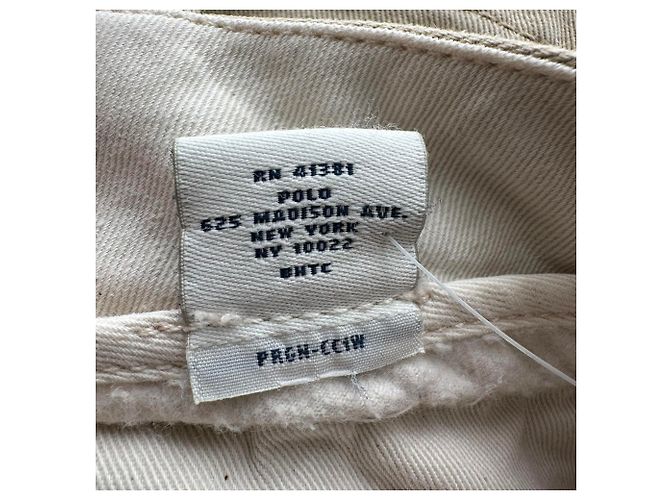 Pantaloncini Rugby Ralph Lauren in cotone beige - vista 5