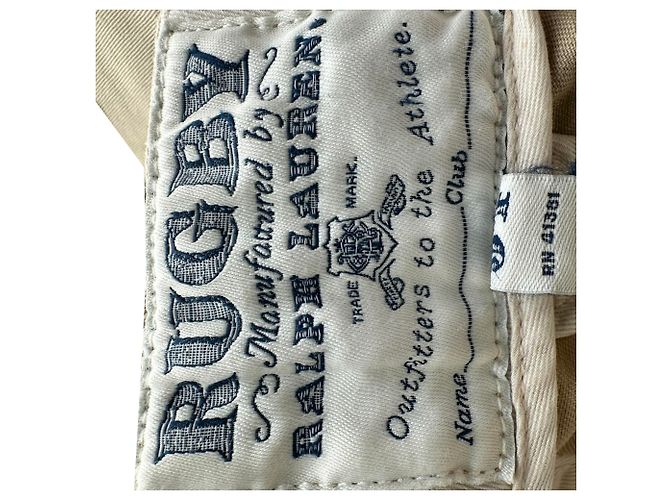 Pantaloncini Rugby Ralph Lauren in cotone beige - vista 7