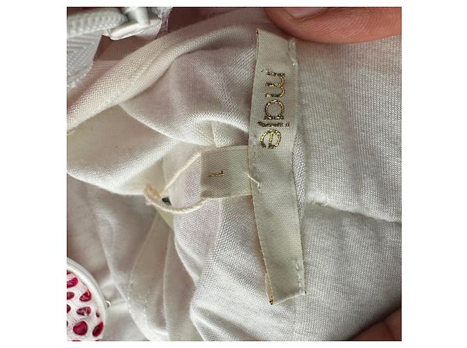 Maje Midirock aus Openwork-Strick aus rotem Polyester - Ansicht 7