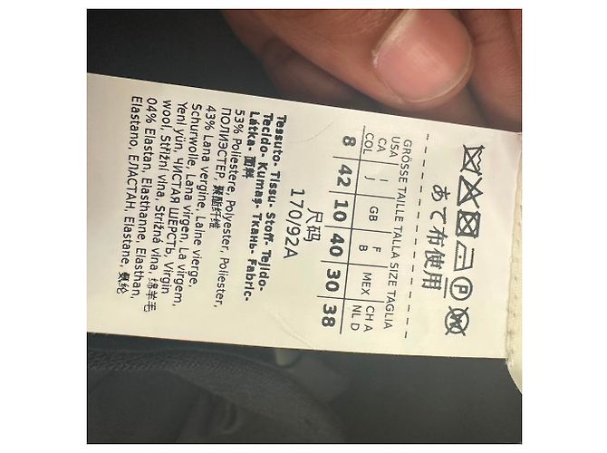 Max Mara Sportmax Midi-Kleid mit langen Ärmeln und Drapierung aus schwarzem Polyester - Ansicht 5