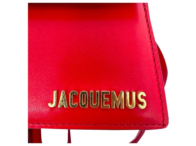 Borsa Jacquemus Large Le Chiquito in pelle di vitello rossa Rosso - vista 8