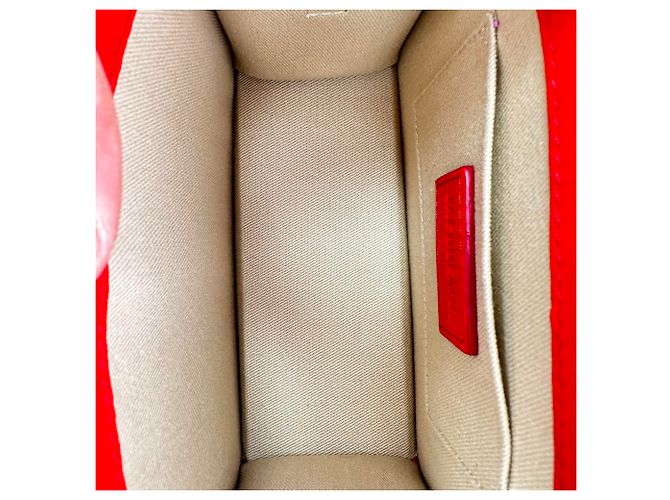 Borsa Jacquemus Large Le Chiquito in pelle di vitello rossa Rosso - vista 9