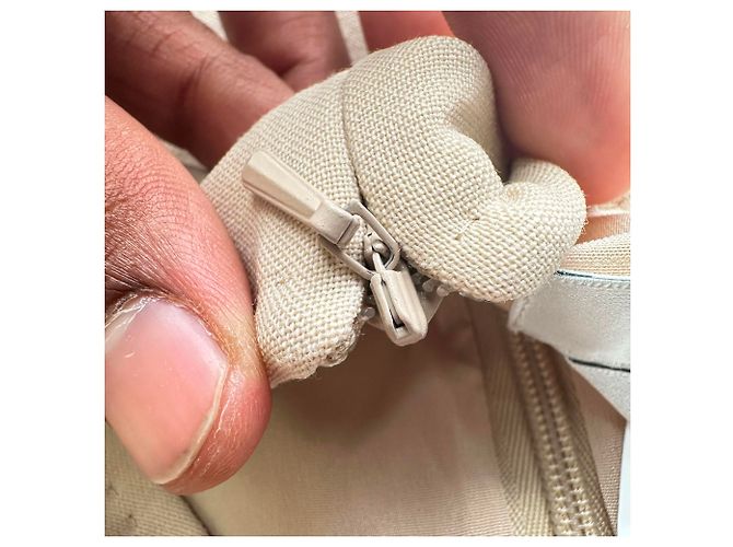 Vestido mini Max Mara Chieti en crêpe de lana Tan Castaño Beige - vista 6