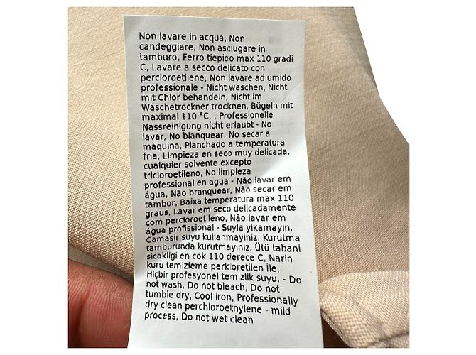 Vestido mini Max Mara Chieti en crêpe de lana Tan Castaño Beige - vista 9