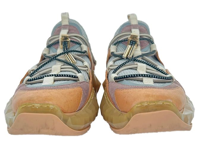 Jimmy Choo Diamond Trail Low-top Sneaker aus multicolorigem Polyester Mehrfarben - Ansicht 2