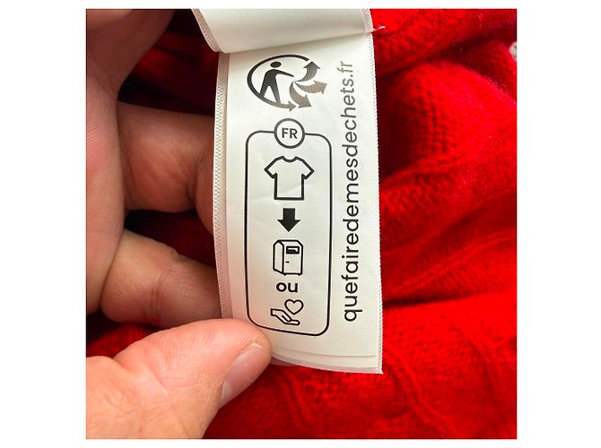 Polo Ralph Lauren Rollkragenpullover aus roter Wolle - Ansicht 6
