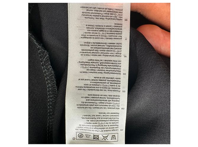 Maje Raphael Midikleid mit Blumenstickerei aus schwarzem Polyester - Ansicht 11