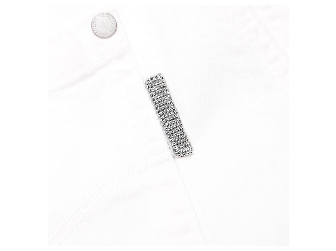 Jeans Straight-Leg Brunello Cucinelli in cotone bianco Crudo - vista 11