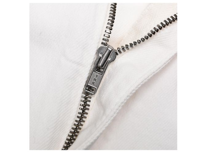 Jeans Straight-Leg Brunello Cucinelli in cotone bianco Crudo - vista 13